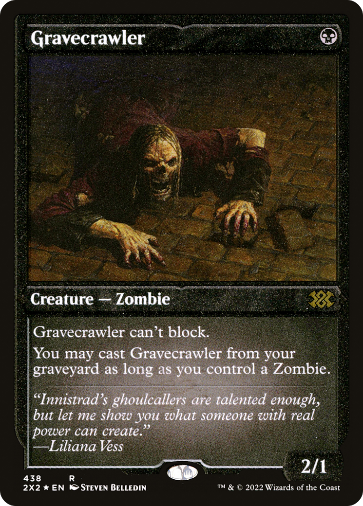 Gravecrawler  [Foil]  (2X2-438) - [Double Masters 2022] - Trinity Hobby