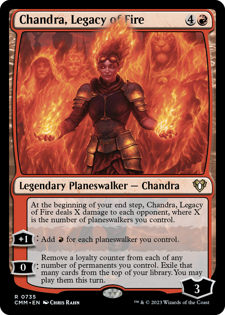 Chandra, Legacy of Fire [Commander Masters] - Trinity Hobby