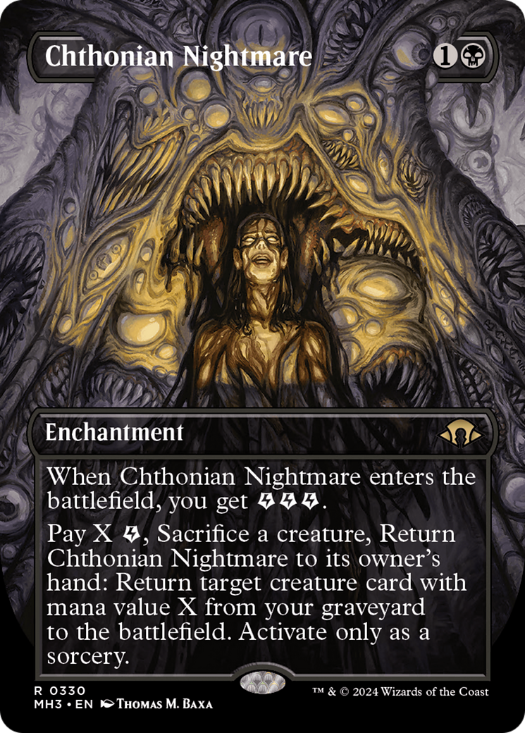 Chthonian Nightmare (Borderless) [Modern Horizons 3] - Trinity Hobby