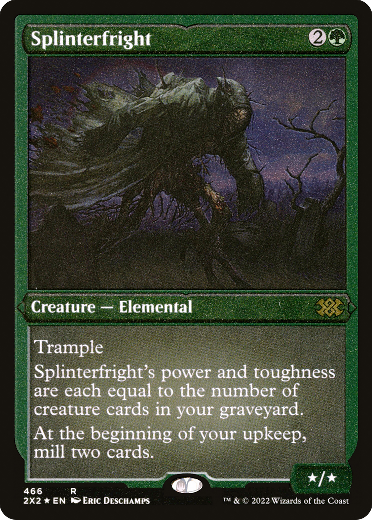 Splinterfright (Foil Etched)  [Foil]  (2X2-466) - [Double Masters 2022] - Trinity Hobby