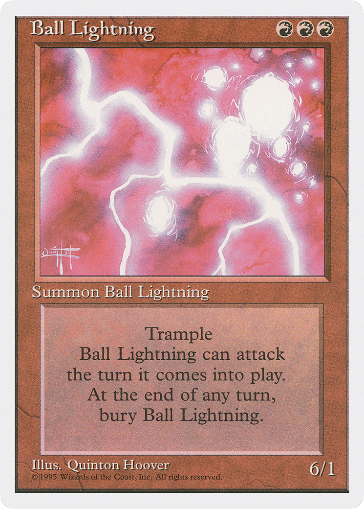 Ball Lightning [Fourth Edition] - Trinity Hobby