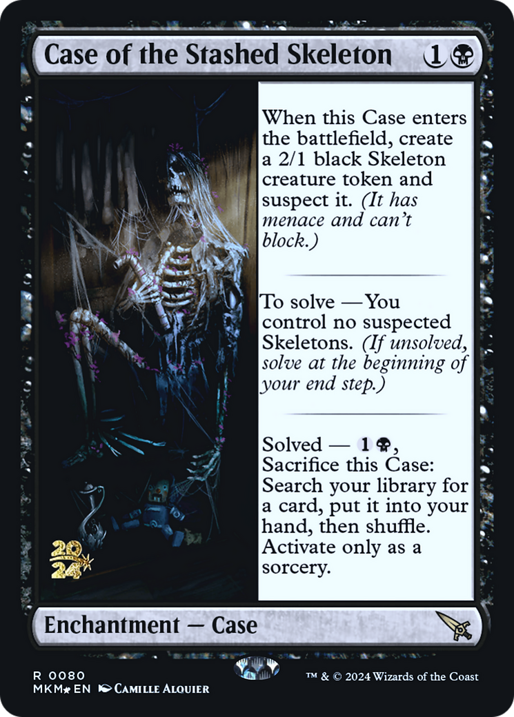 Case of the Stashed Skeleton [Murders at Karlov Manor Prerelease Promos] - Trinity Hobby