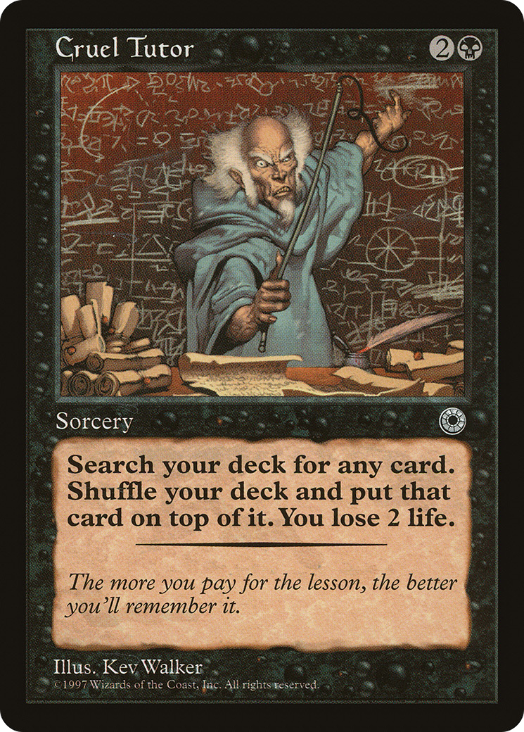 Cruel Tutor [Portal] - Trinity Hobby