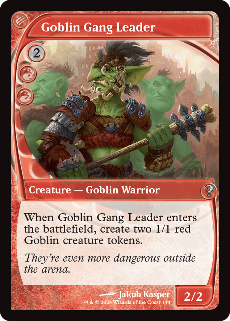 Goblin Gang Leader (Future Sight) [Mystery Booster 2] - Trinity Hobby