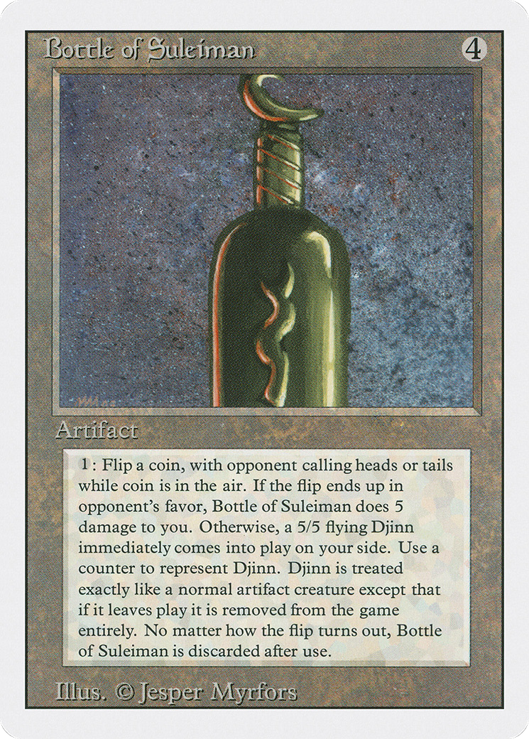 Bottle of Suleiman [Revised Edition] - Trinity Hobby