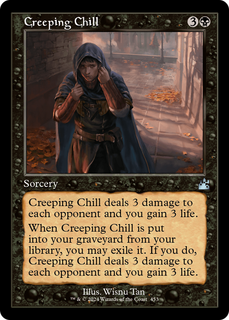 Creeping Chill (Retro Frame) [Ravnica Remastered] - Trinity Hobby