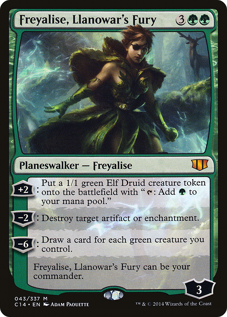 Freyalise, la fureur de Llanowar [Commandant 2014] 