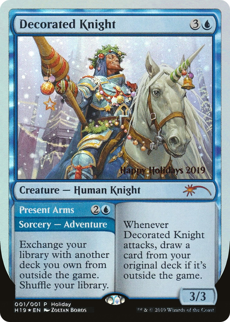 Decorated Knight // Present Arms [Happy Holidays] - Trinity Hobby