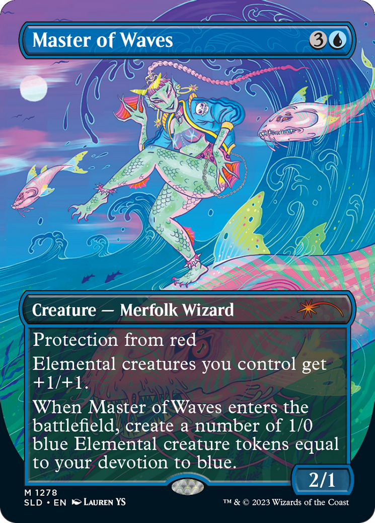 Master of Waves (Borderless) [Secret Lair Drop Series] - Trinity Hobby