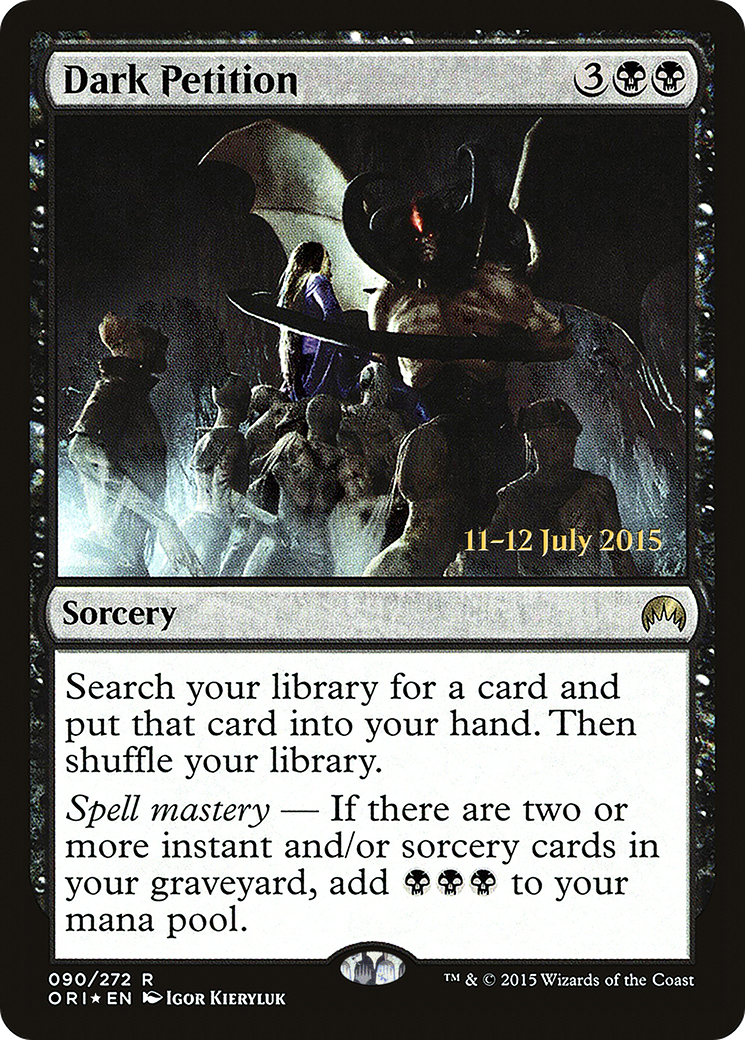 Dark Petition [Magic Origins Prerelease Promos] - Trinity Hobby