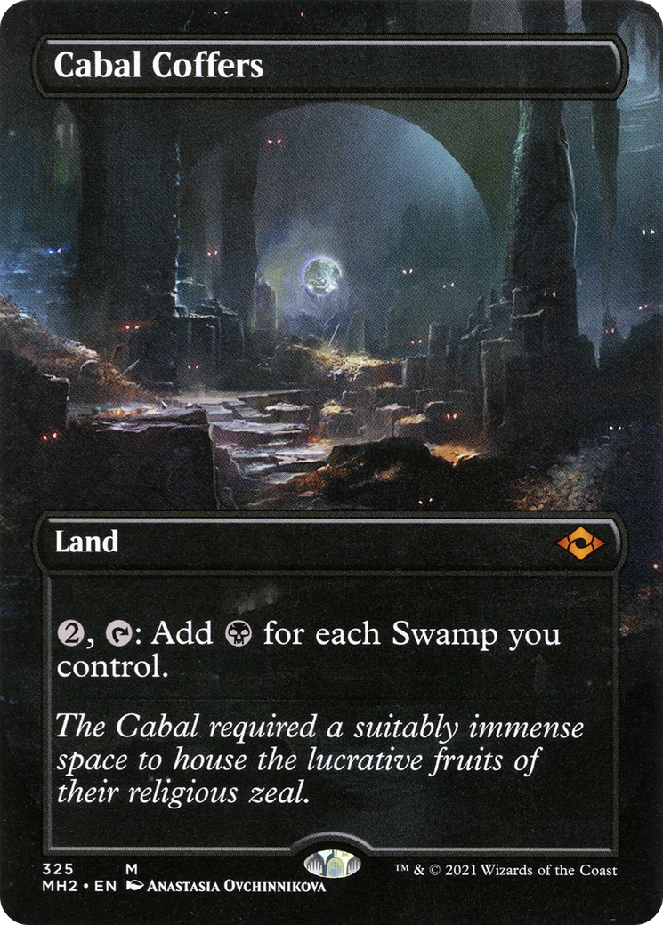 Cabal Coffers (Borderless Alternate Art) [Modern Horizons 2] - Trinity Hobby