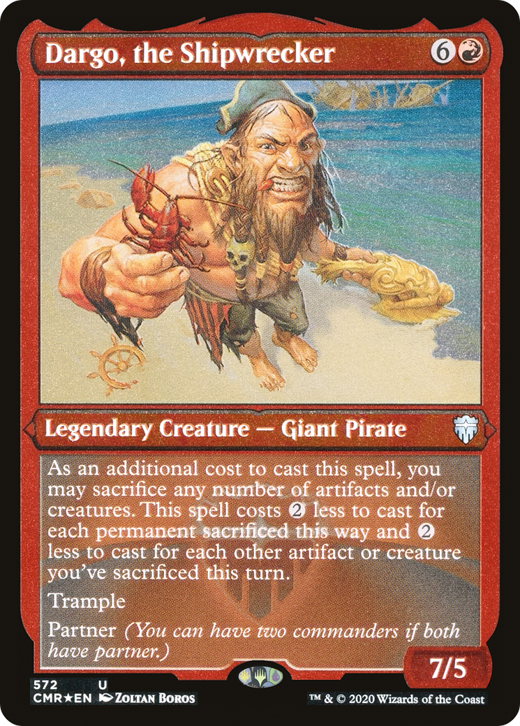 Dargo, the Shipwrecker (CMR-572) - [Commander Legends] Foil - Trinity Hobby