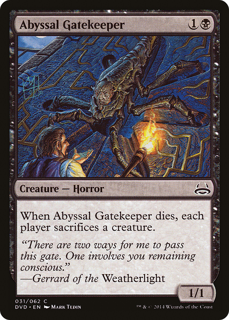 Abyssal Gatekeeper (Divine vs. Demonic) [Duel Decks Anthology] - Trinity Hobby