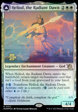 Heliod, the Radiant Dawn // Heliod, the Warped Eclipse [March of the Machine Prerelease Promos] - Trinity Hobby