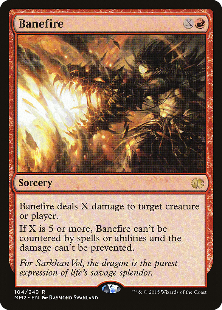 Banefire [Modern Masters 2015] - Trinity Hobby