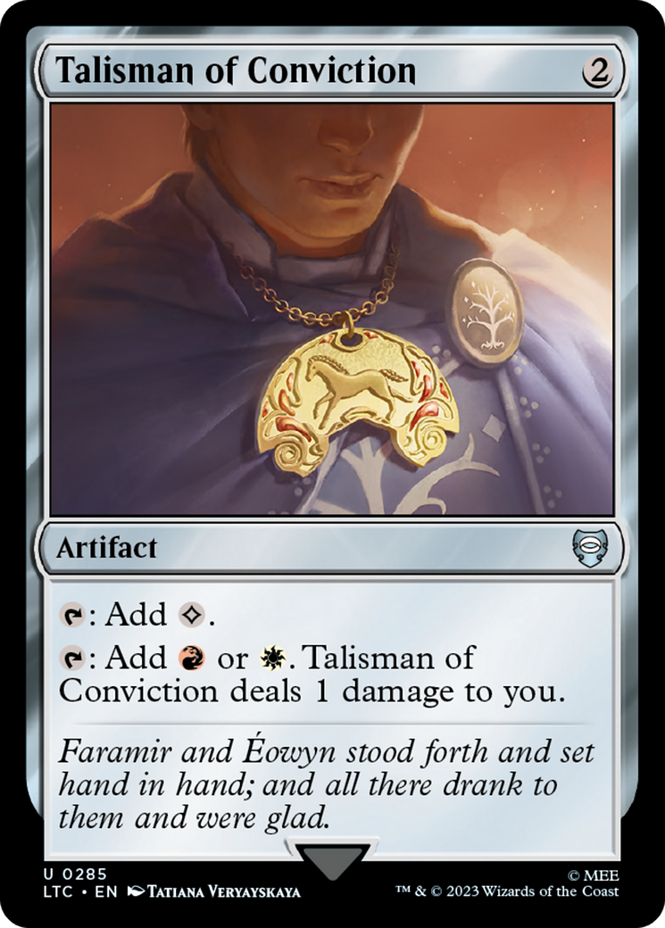 Talisman of Conviction [The Lord of the Rings: Tales of Middle-Earth Commander] - Trinity Hobby