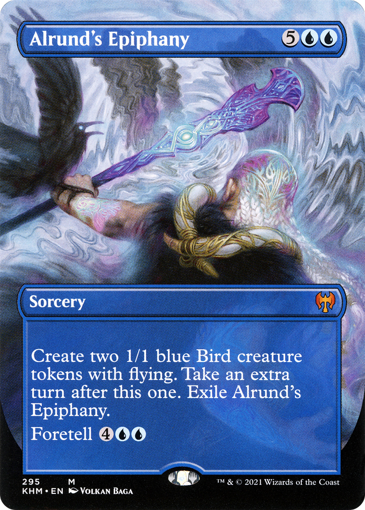 Alrund's Epiphany (Borderless Alternate Art) [Kaldheim] - Trinity Hobby