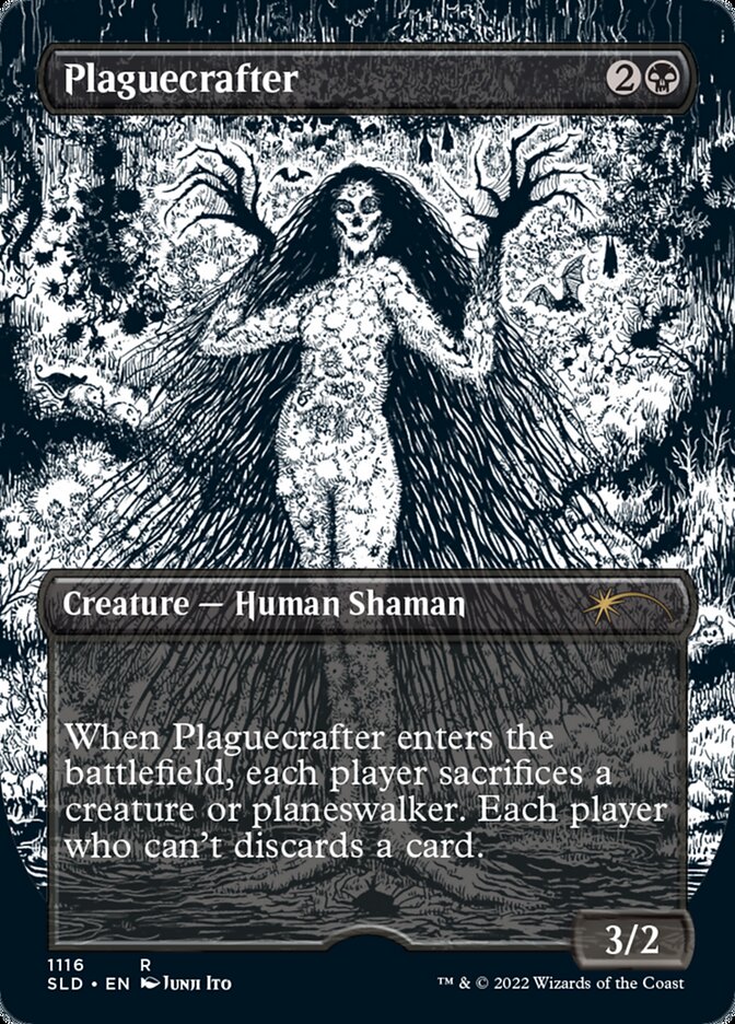 Plaguecrafter (Borderless Etched Foil) [Secret Lair Drop Series] - Trinity Hobby