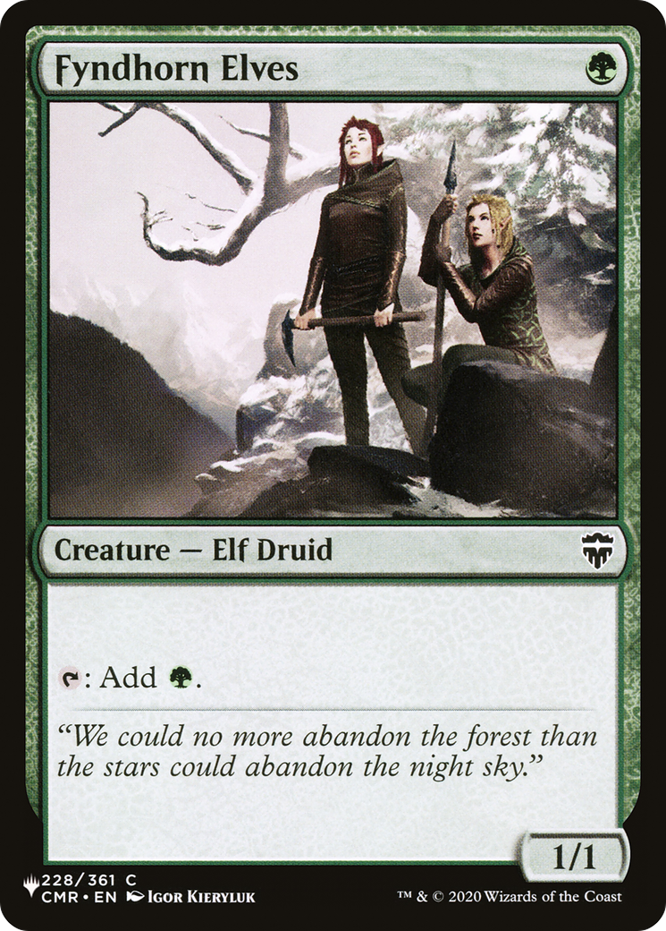 Fyndhorn Elves [The List] - Trinity Hobby