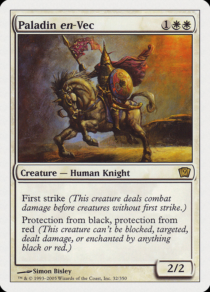 Paladin en-Vec (9th Edition) [Oversize Cards] - Trinity Hobby