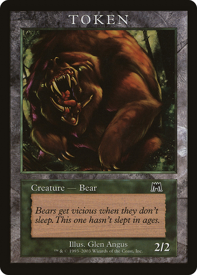 Bear Token [Magic Player Rewards 2003] - Trinity Hobby
