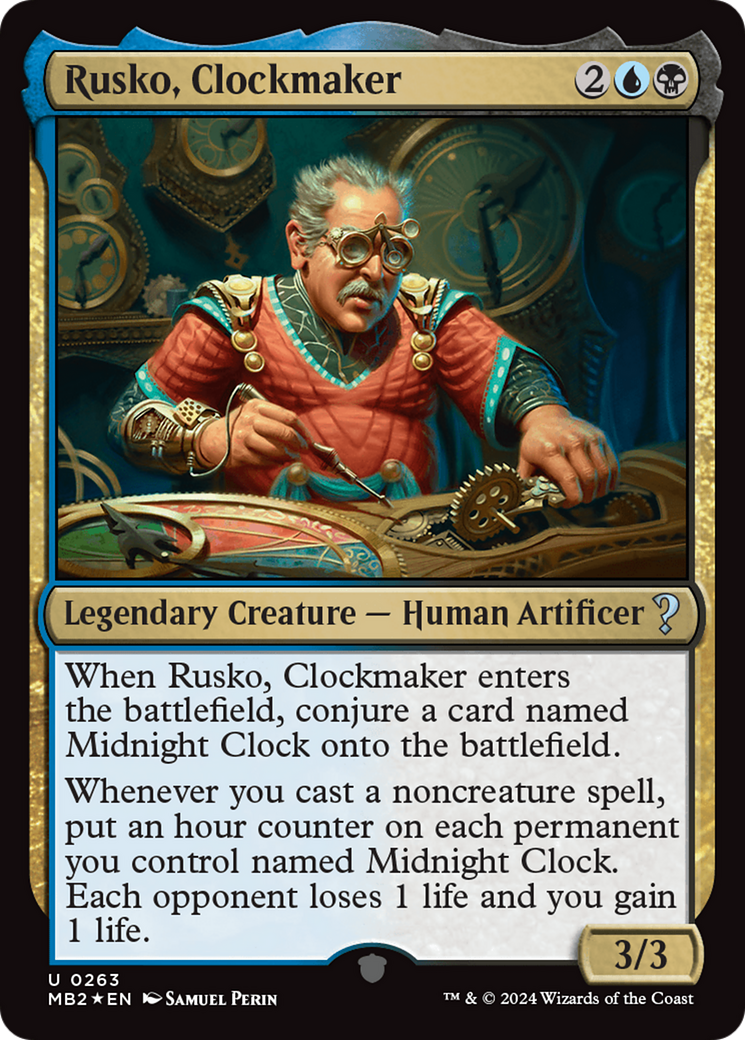 Rusko, Clockmaker [Mystery Booster 2] - Trinity Hobby