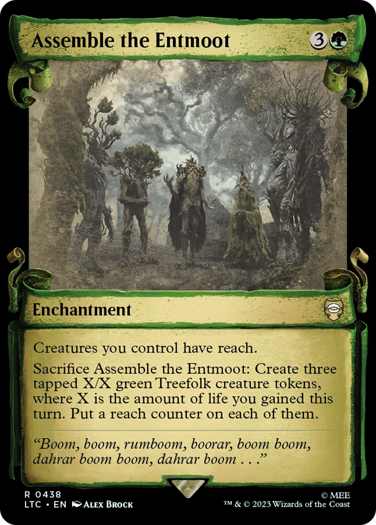 Assemble the Entmoot [The Lord of the Rings: Tales of Middle-Earth Commander Showcase Scrolls] - Trinity Hobby