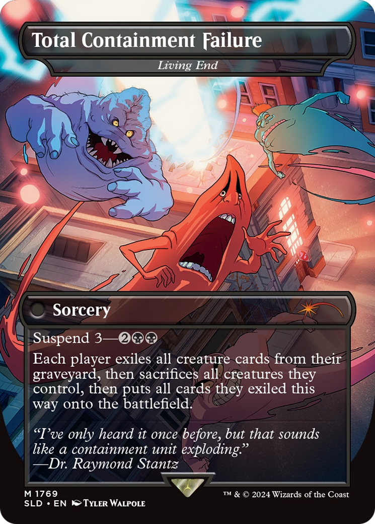 Living End  [Foil]  (SLD-1769) - [Secret Lair Drop] / Total Containment Failure (Borderless) - Trinity Hobby