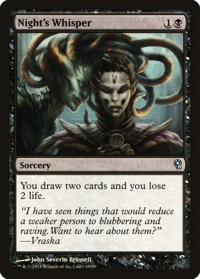 Night's Whisper [Duel Decks: Jace vs. Vraska] - Trinity Hobby