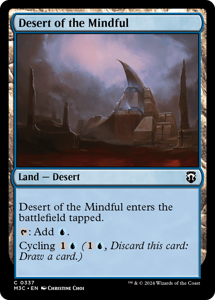 Desert of the Mindful  [Foil]  (M3C-337) - [Modern Horizons 3 Commander] - Trinity Hobby