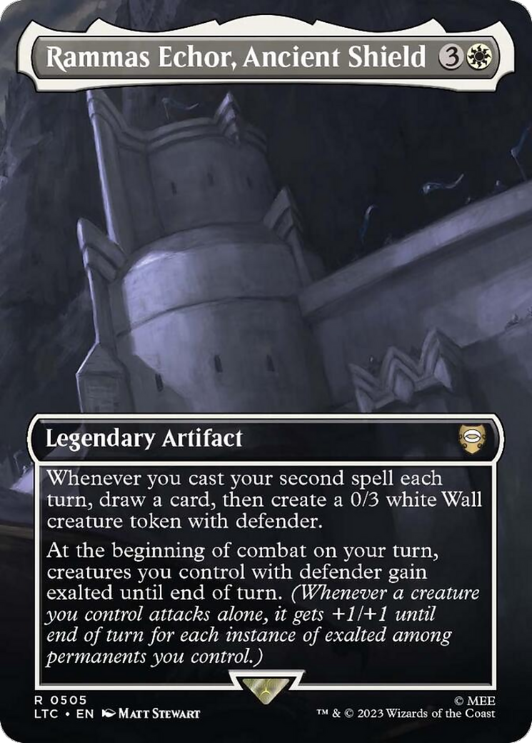 Rammas Echor, Ancient Shield (Borderless) [The Lord of the Rings: Tales of Middle-Earth Commander] - Trinity Hobby
