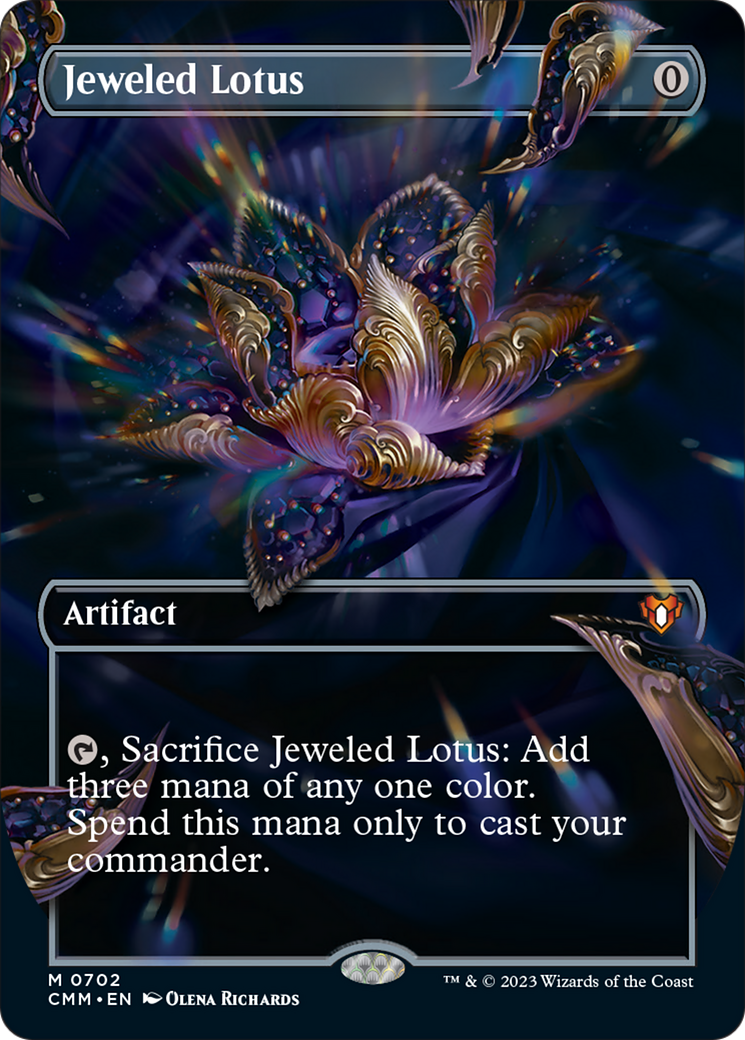 Jeweled Lotus (Borderless Frame Break) [Commander Masters] - Trinity Hobby