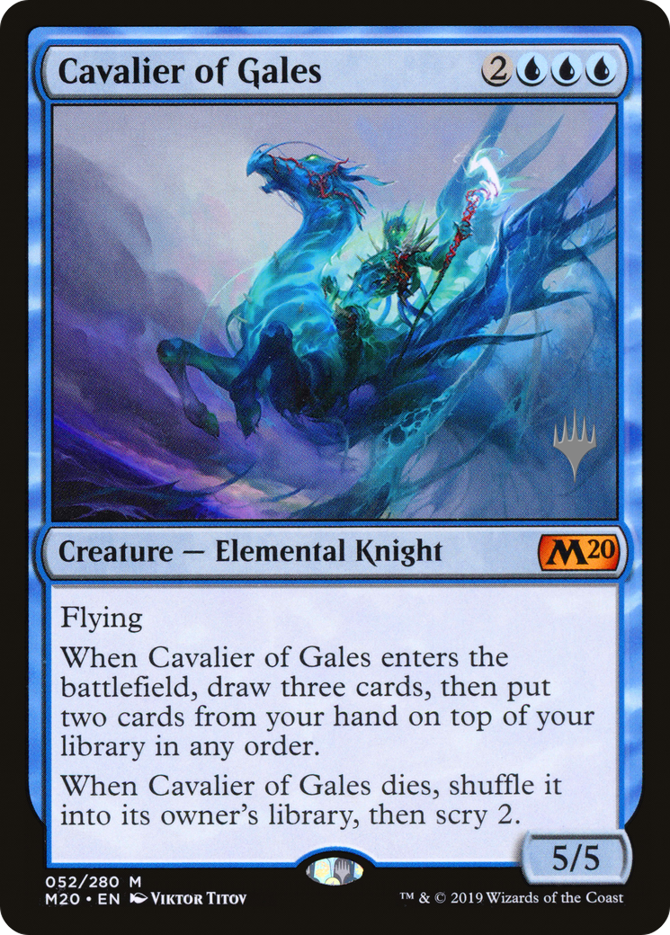 Cavalier of Gales (Promo Pack) [Core Set 2020 Promos] - Trinity Hobby