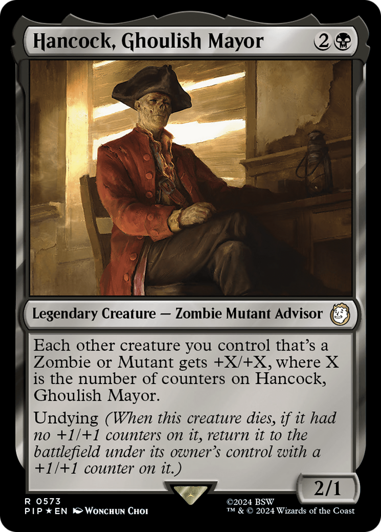 Hancock, Ghoulish Mayor (Surge Foil) [Fallout] - Trinity Hobby