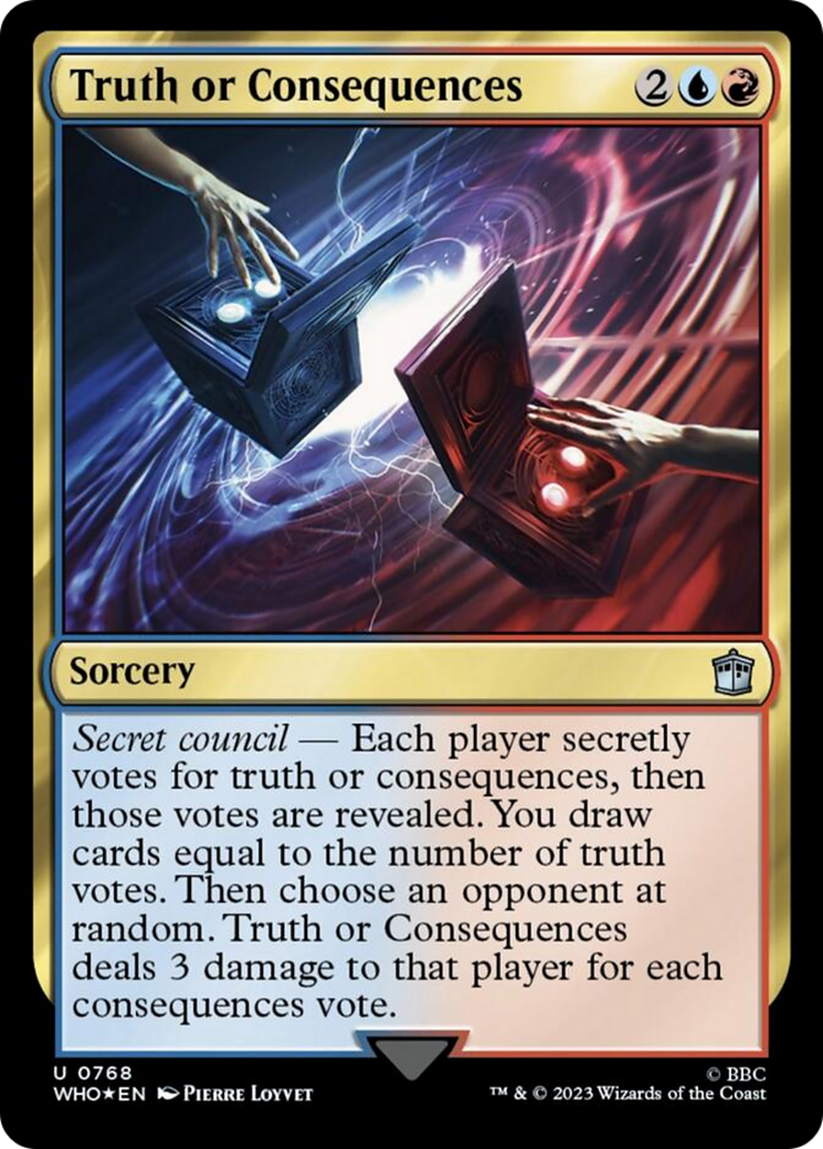Truth or Consequences (Surge Foil) [Doctor Who] - Trinity Hobby