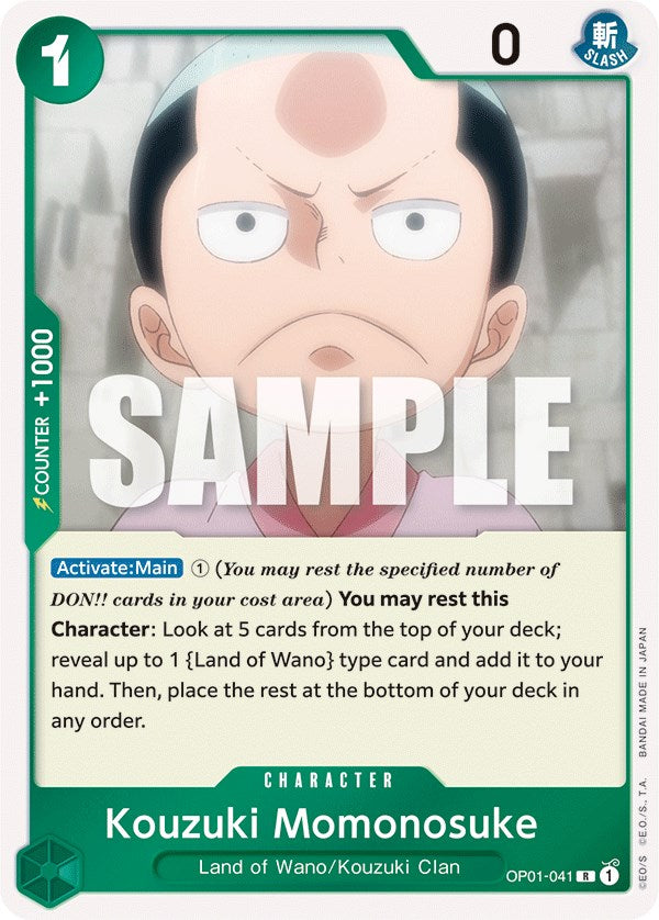 Kouzuki Momonosuke (OP01-041) - [Romance Dawn] Foil - Trinity Hobby