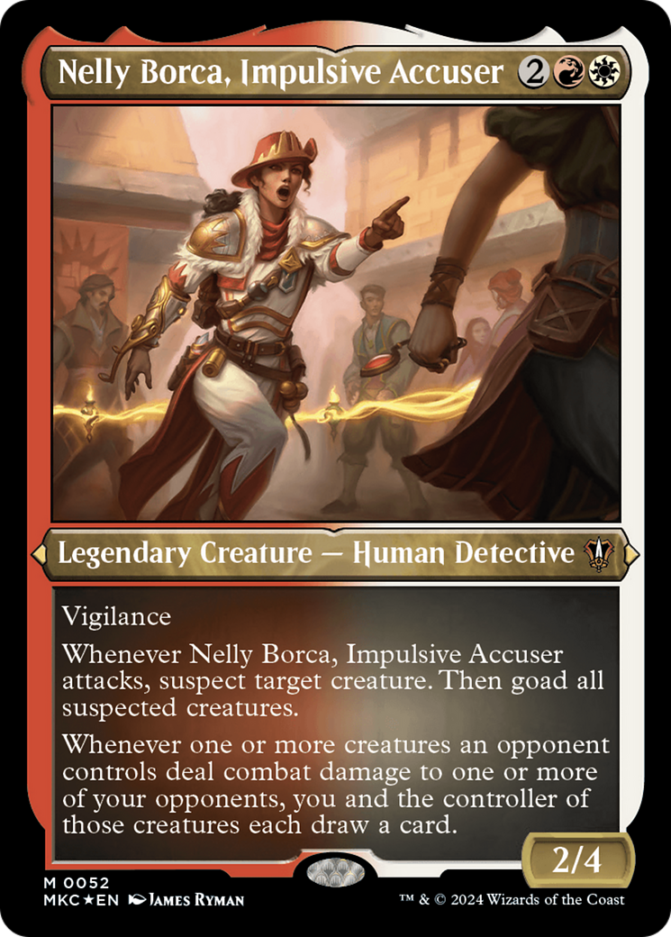 Nelly Borca, Impulsive Accuser (Display Commander) [Murders at Karlov Manor Commander] - Trinity Hobby