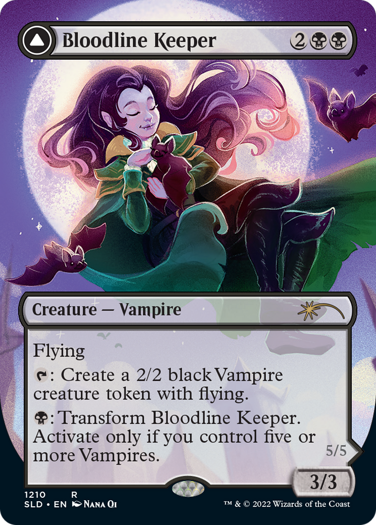 Bloodline Keeper // Lord of Lineage (Display Commander) (Borderless) [Secret Lair: From Cute to Brute] - Trinity Hobby