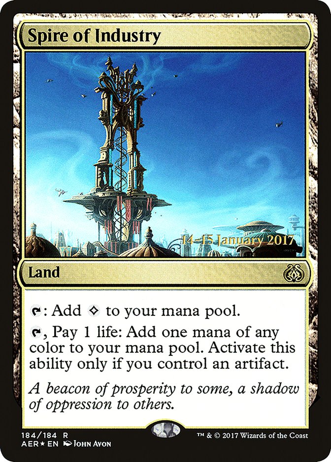 Spire of Industry [Aether Revolt Prerelease Promos] - Trinity Hobby