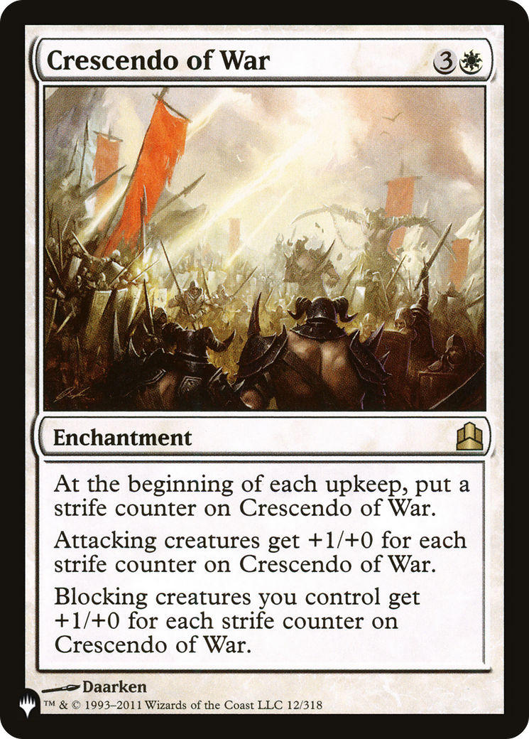 Crescendo of War [The List] - Trinity Hobby
