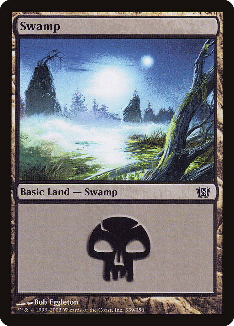 Swamp (339) [Eighth Edition] - Trinity Hobby