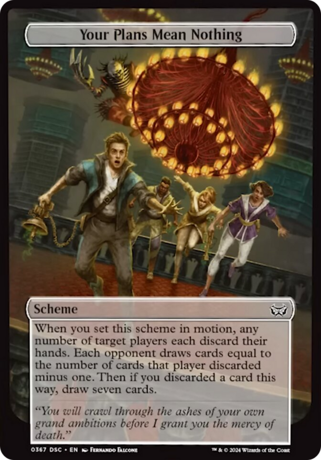 Your Plans Mean Nothing (Full Art) [Duskmourn: Archenemy] - Trinity Hobby