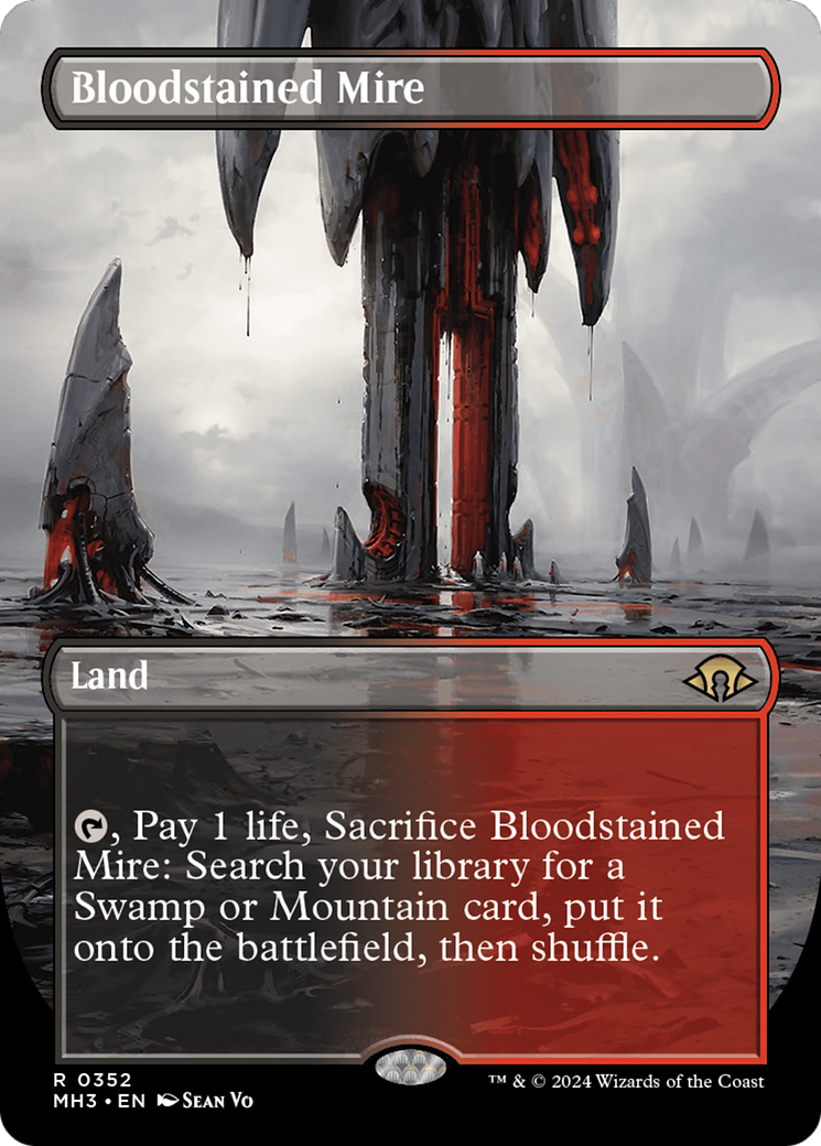 Bloodstained Mire (Borderless) [Modern Horizons 3] - Trinity Hobby