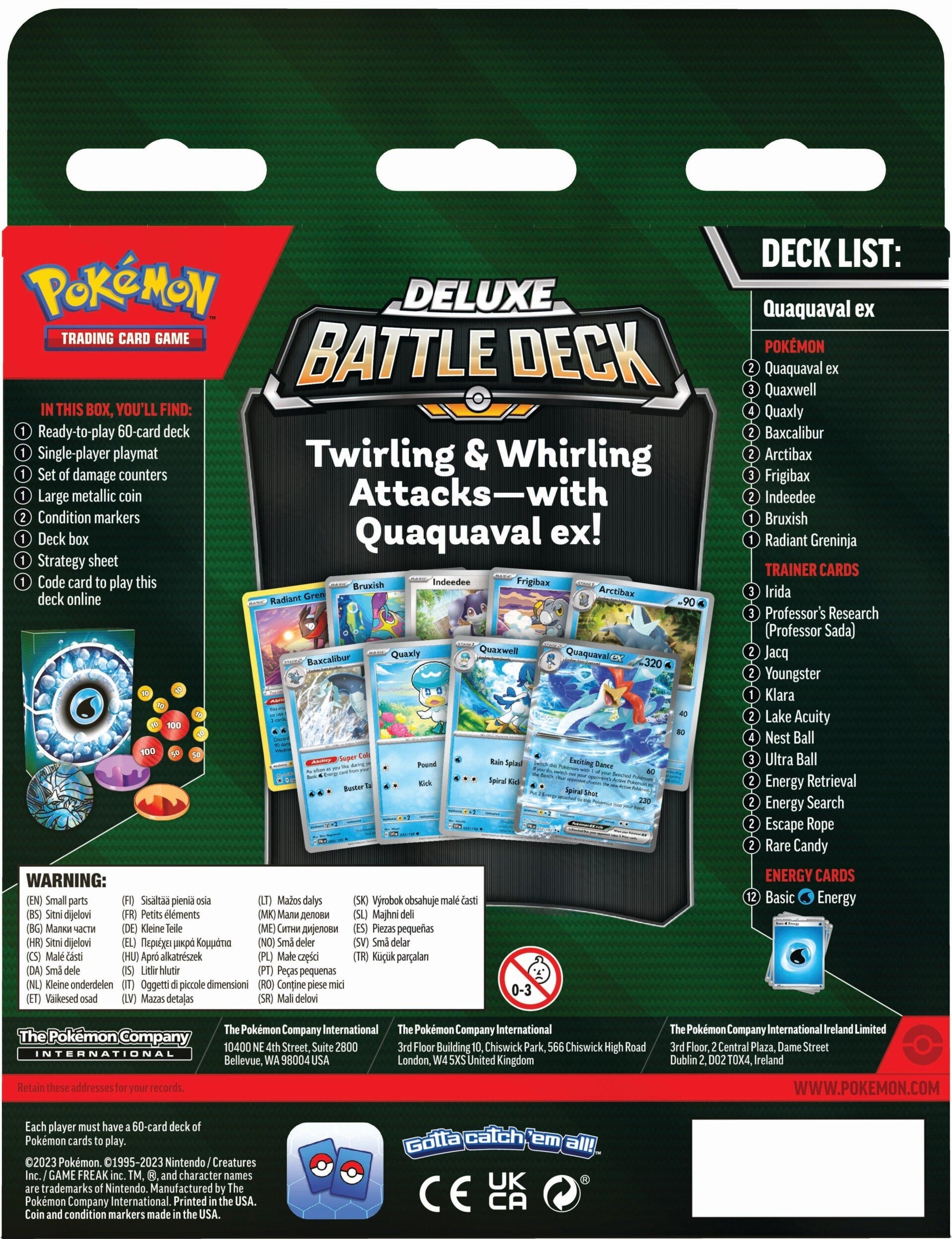 Deluxe Battle Deck (Quaquaval ex) - Trinity Hobby