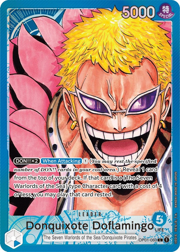 Donquixote Doflamingo (060) (Parallel) (OP01-060) - [Romance Dawn] Foil - Trinity Hobby