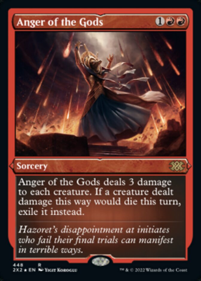 Anger of the Gods (Foil Etched) [Double Masters 2022] - Trinity Hobby