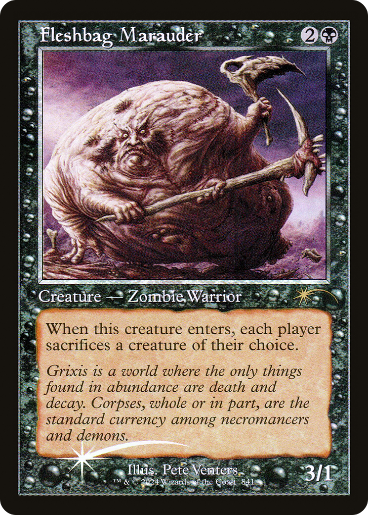 Fleshbag Marauder (841) (Retro Frame) (SLD-841) - [Secret Lair Drop Series] Foil