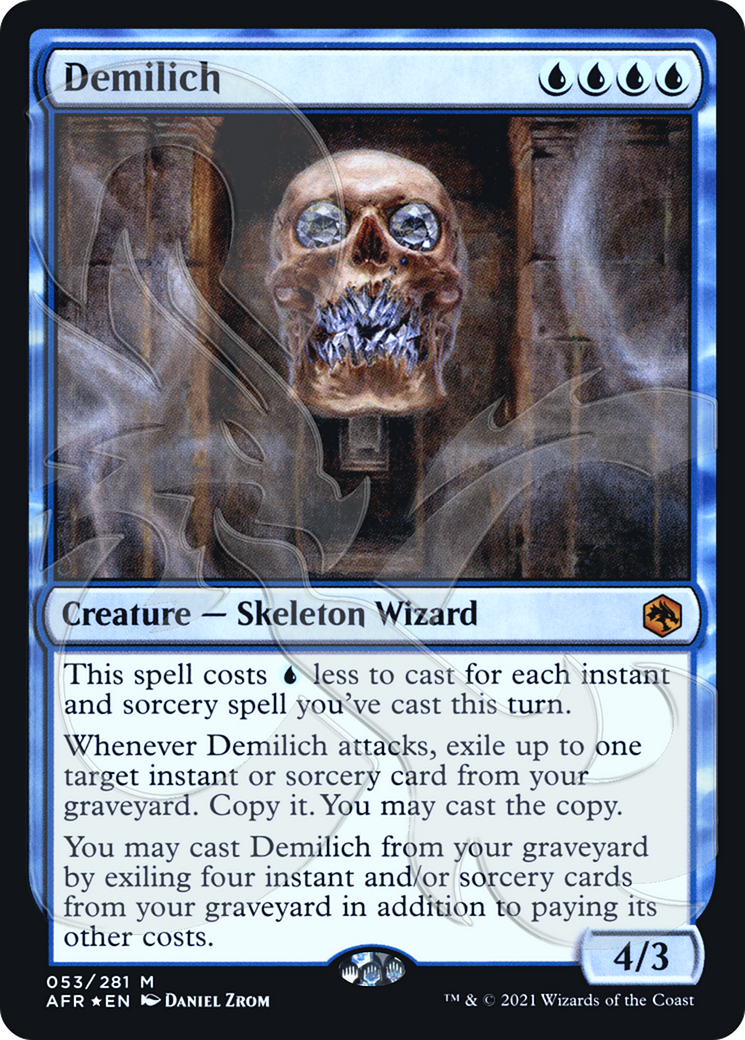 Demilich (Ampersand Promo) [Dungeons & Dragons: Adventures in the Forgotten Realms Promos] - Trinity Hobby