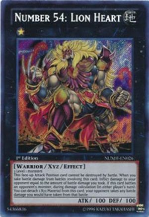 Number 54: Lion Heart [NUMH-EN026] Secret Rare - Trinity Hobby