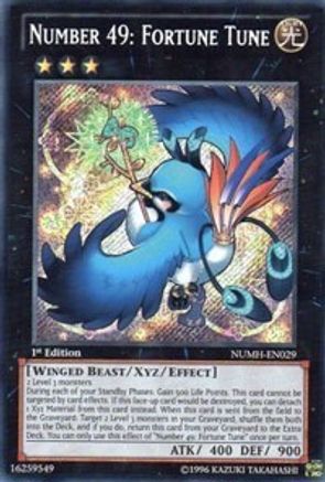 Number 49: Fortune Tune [NUMH-EN029] Secret Rare - Trinity Hobby